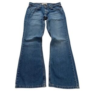 Levi Strauss Signature Womens Bootcut Jeans Medium Wash Denim LowRise Size 30x29